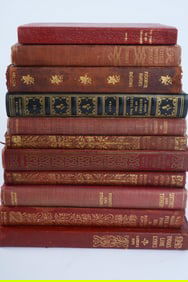 11 HARDCOVER AND LEATHER BOUND NOVELS