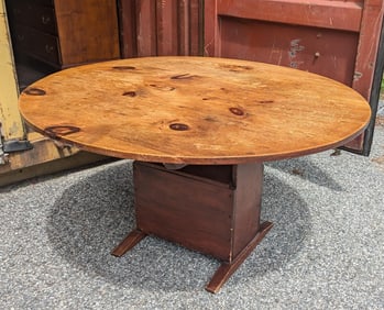 LARGE PINE HUTCH TABLE