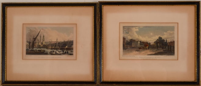 PAIR OF ENGLISH STEEL ENGRAVINGS