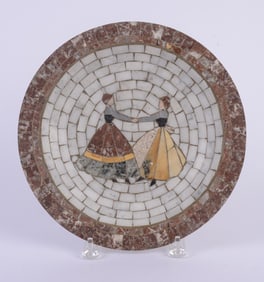 VINTAGE HEIDE MOSAIC COLLECTOR DISH, DENMARK