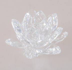 SWAROVSKI CRYSTAL FLOWER CANDLE HOLDER
