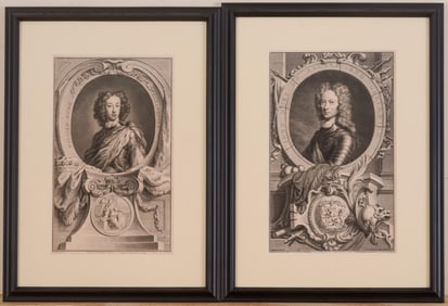 2 FRAMED BRITISH PRINTS