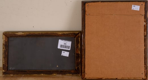 LANDSCAPE PAINTING ON PANEL IN GOLD FRAME