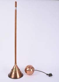 SWIFTSURE COPPER WASHER AND SPHERE ON ARM.