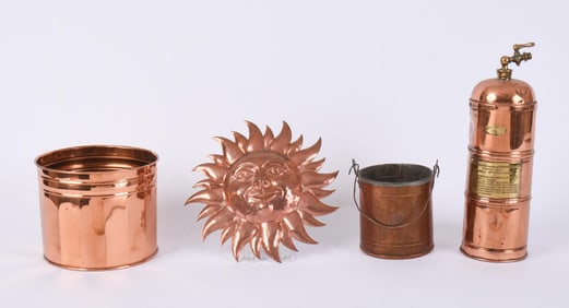 FOUR COPPER PIECES.