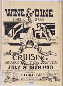 1976 JIMMY BUFFET CONCERT POSTER