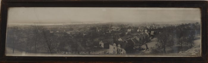 WWI PHOTOGRAPH OF BENDORF ON THE RHINE GERMANY