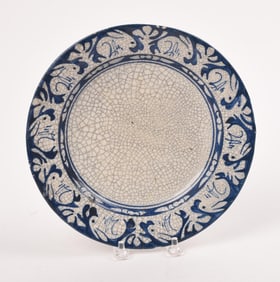 DEDHAM POTTERY BUNNY PLATE.