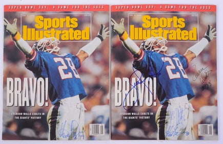 TWO SIGNED SPORTS ILLUSTRATED MAGAZINES