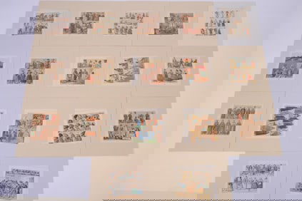 GROUP OF FIRMIN DIDOT AND OTHER HAND COLORED LITHOGRAPHS