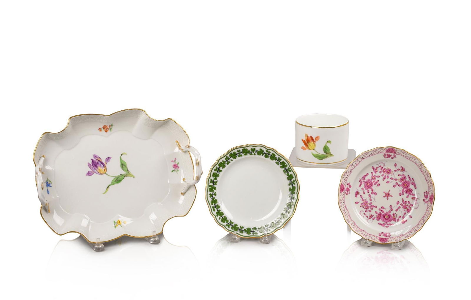 GROUP OF MEISSEN PORCELAIN PIECES (1 of 9)