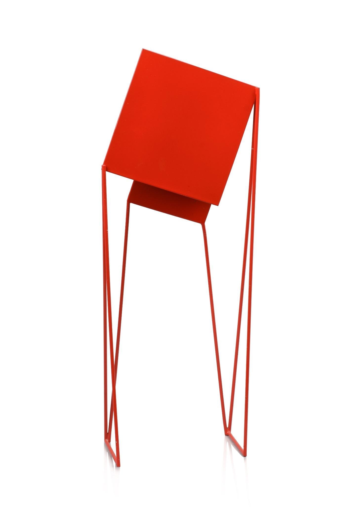 Peter D. Cole (b. 1947). Enamel on Brass Sculpture: From the Elemental Landscape series.Height 15.5 inches. Unsigned.