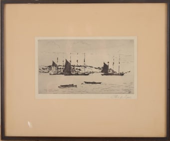 Philip Little Etching.