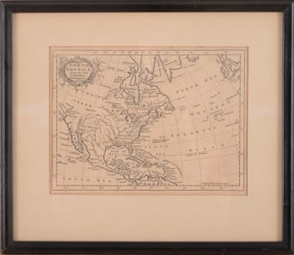 Early Map of North America.