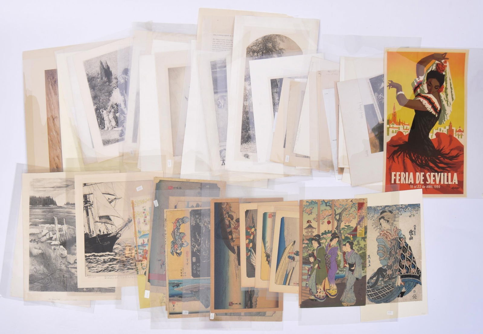 Large Group of 19th and 20th Century Prints (1 of 4)