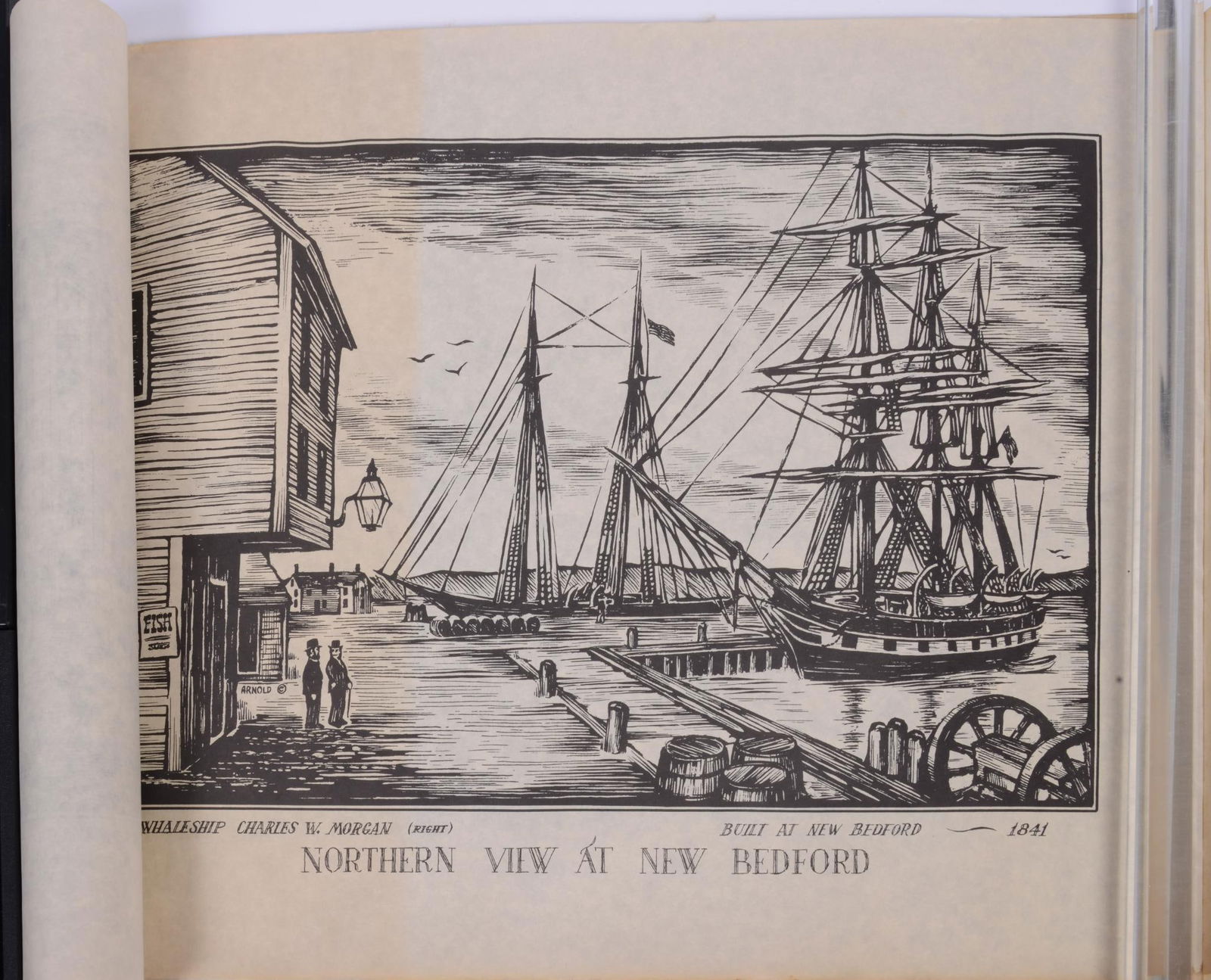 4 Prints of Whaling Ships (1 of 4)