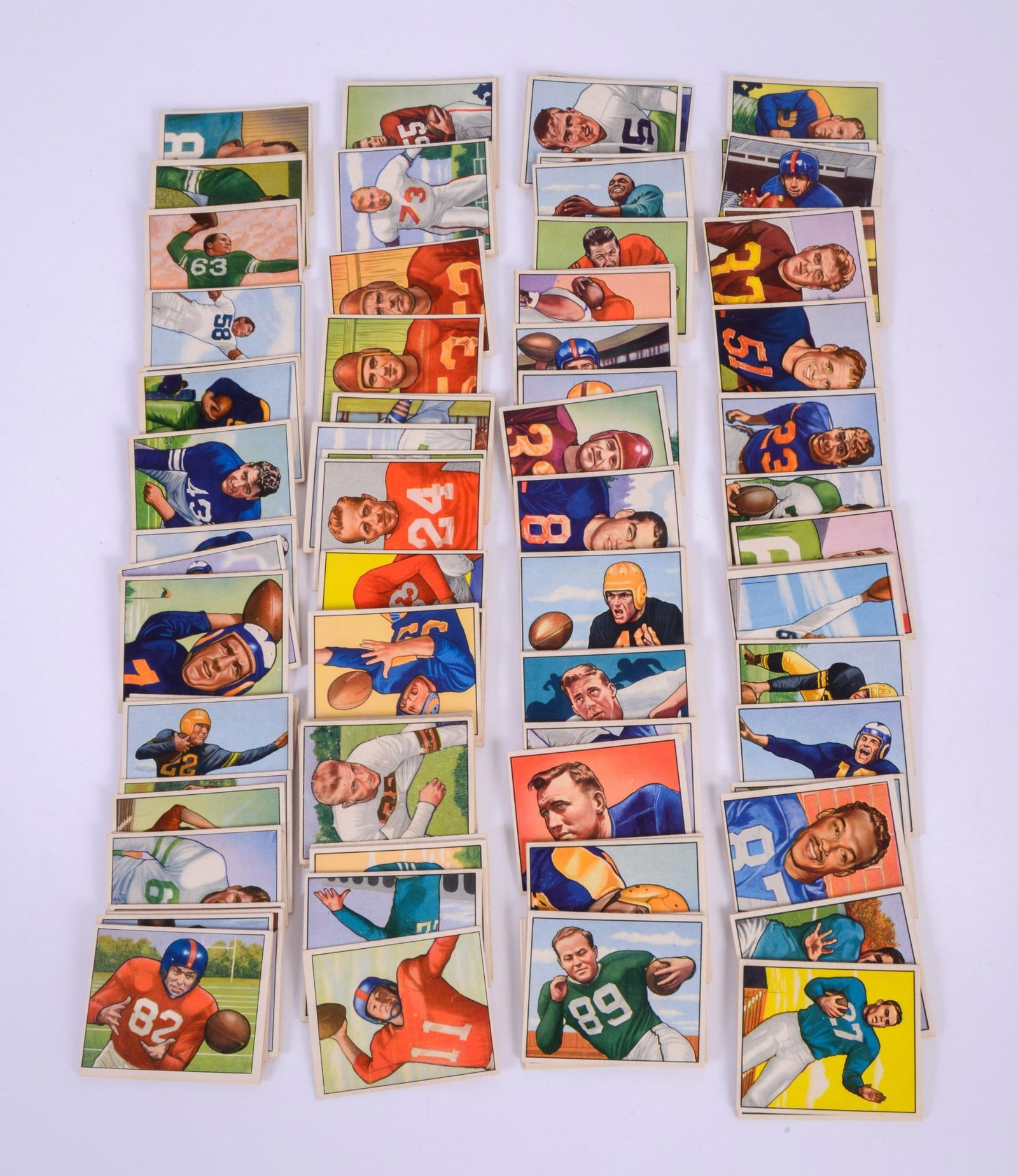 144 1950 Bowman Football Cards. (1 of 14)
