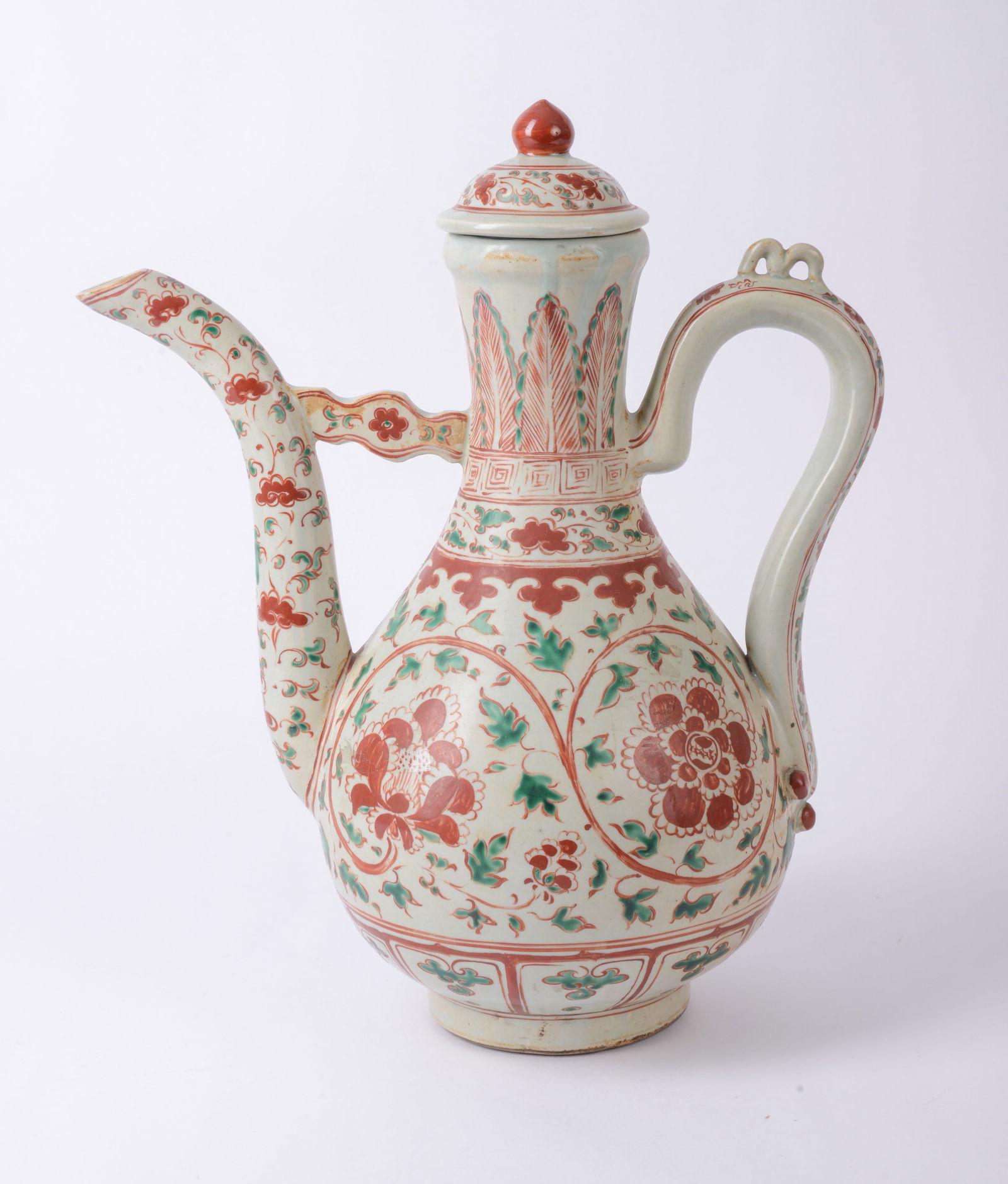 Large Chinese Teapot with Lid (1 of 5)