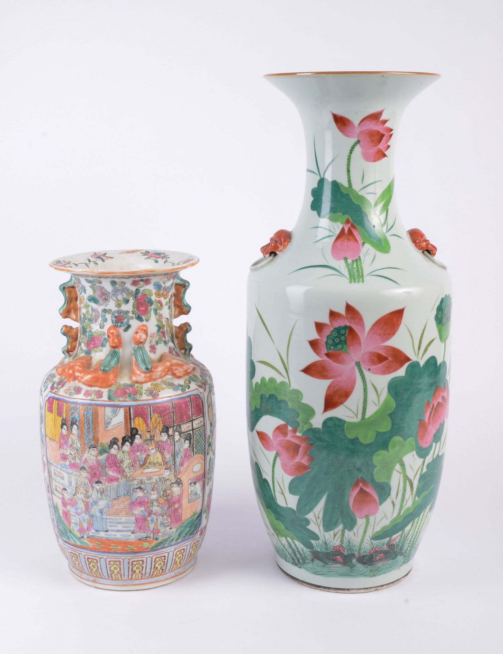 Two Large Chinese Ceramic Vases (1 of 3)