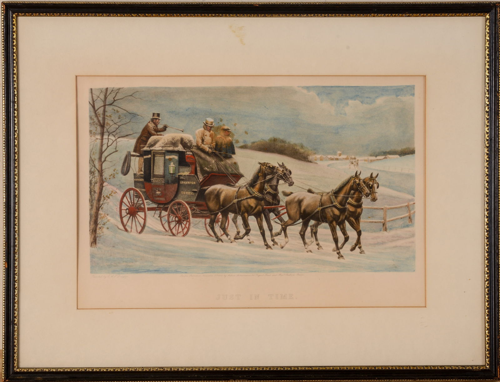 Framed Just In Time Print, After Douglas. (1 of 3)