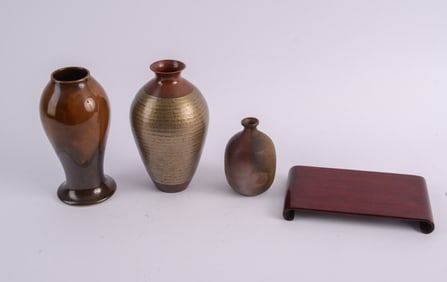 Three Japanese Vases.