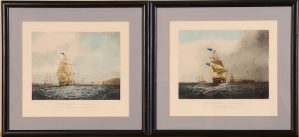 Henry A. Papprill Engravings: Homeward and Outward Bound.