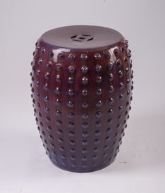 Asian Porcelain Garden Seat.