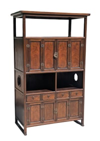 Asian Hardwood Cabinet
