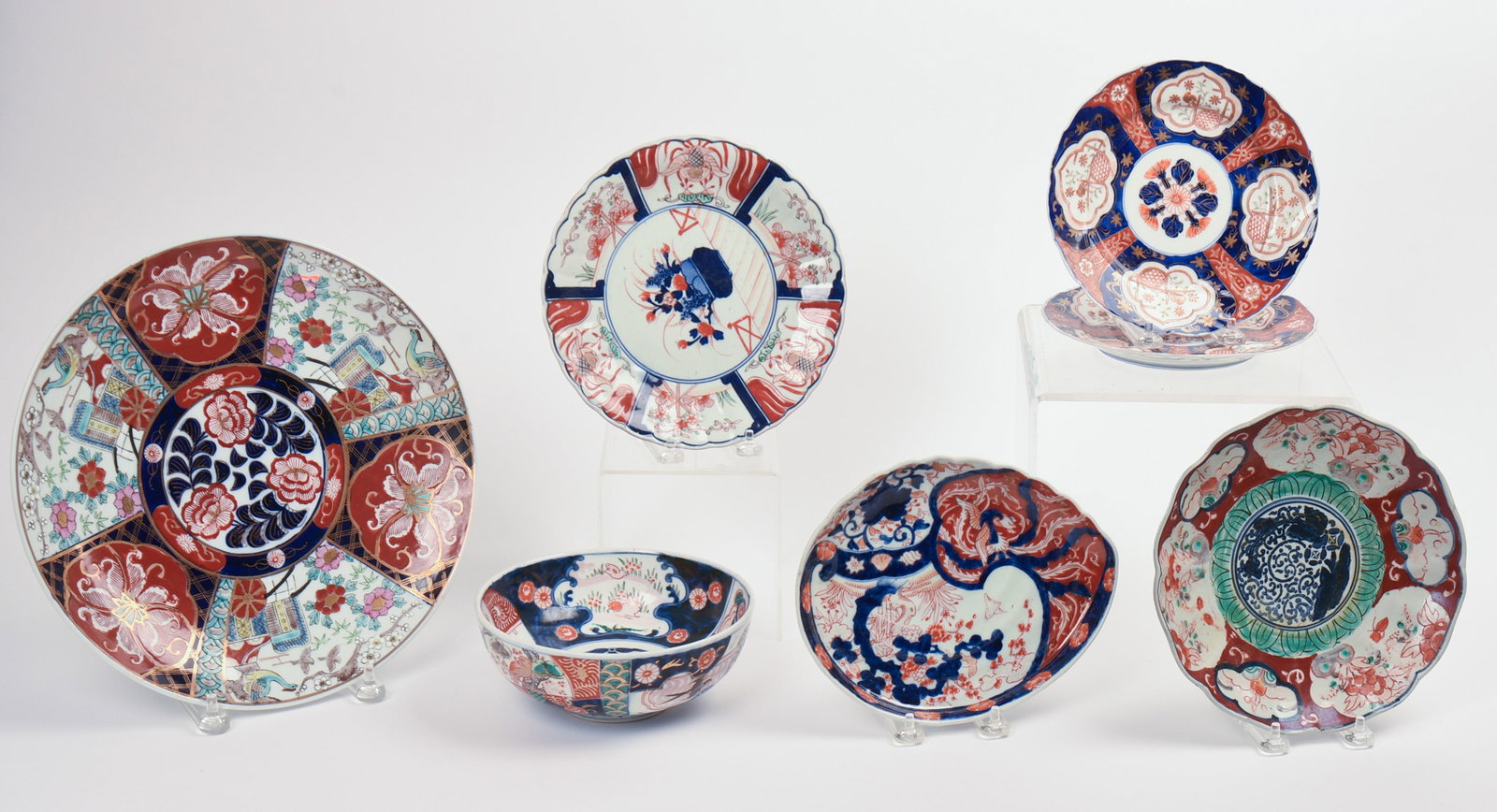 Group of Imari Style Porcelain (1 of 6)