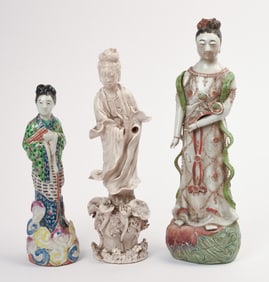 Group of Three Chinese Figures