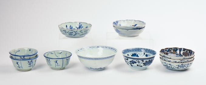 Three Sets of Small Chinese Bowls