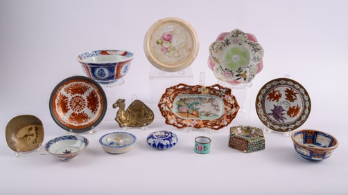 Group of Asian Table Items