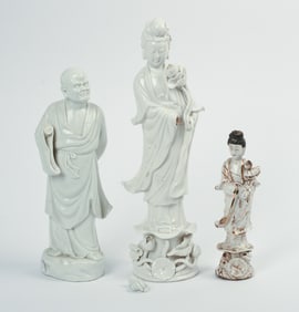 Three Chinese Porcelain Figures