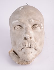 Cast Plaster Death Mask.