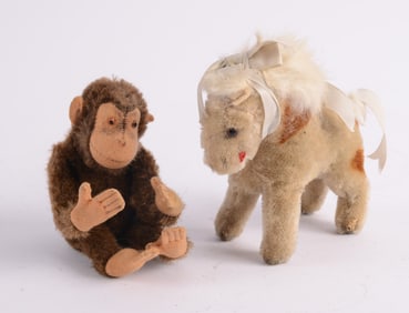 Two Small Steiff Animals.