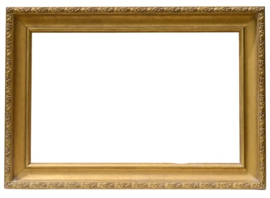 Large Gilt Frame with Carved Foliage