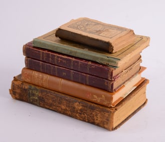 Six Antique Books.