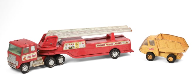 Two Vintage Toy Trucks