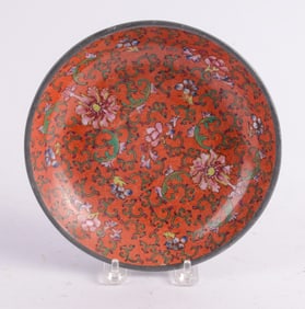 Pewter Bound Porcelain Bowl.