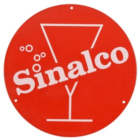 Sinalco Enamel on Tin Advertising Sign