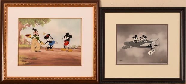 Two Disney Limited Edition Character Cels.
