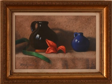 Robert Scott Jackson (Born 1946). Pots With Flowers.