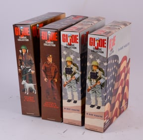 Four GI Joe Classic Collection Figures.