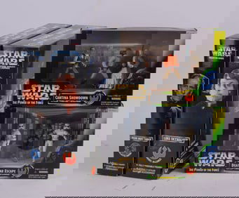 Four Star Wars Figurine Groups.