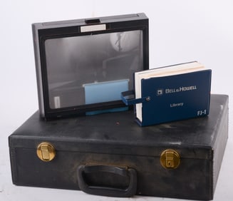 Bell & Howell Briefcase Reader Microfilm Reader.