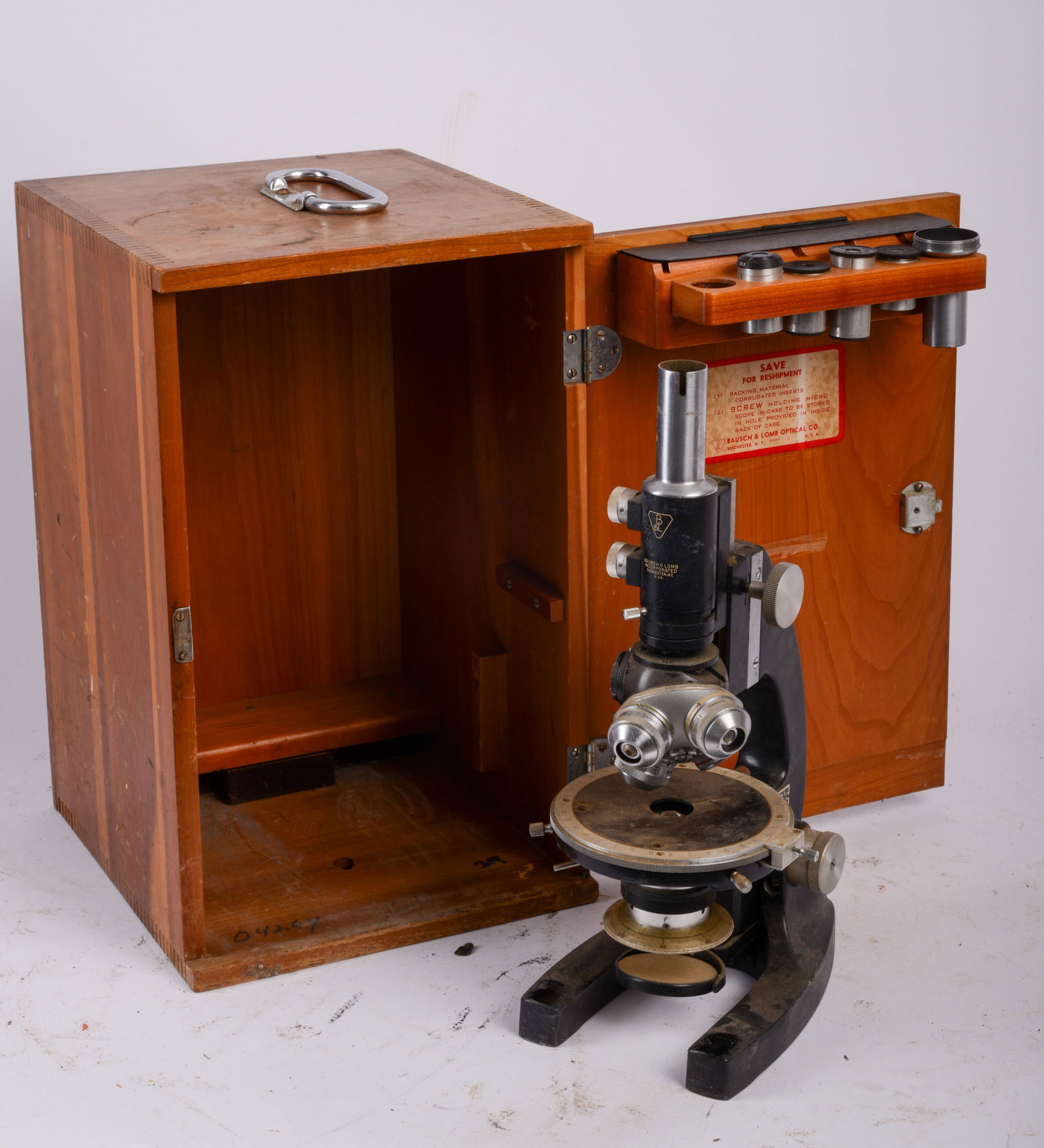 Bausch & Lomb Microscope. (1 of 2)