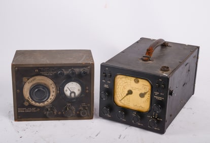 Hallicrafters Sky Traveller S-29 and a Signal Corps Phantom Antenna.