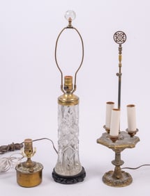 Three Table Lamps.