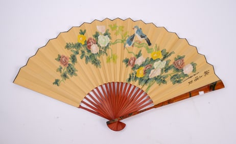 Chinese Hand Painted Fan.
