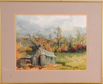 Jans Rasbach. Old Barn in Pierstown.